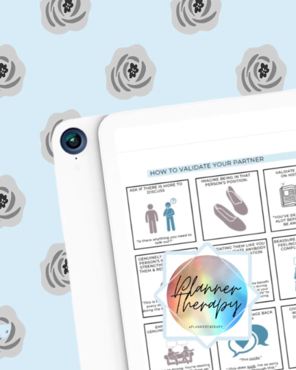 Thumbnail: Relationship Communication skills validation empathy worksheet handout