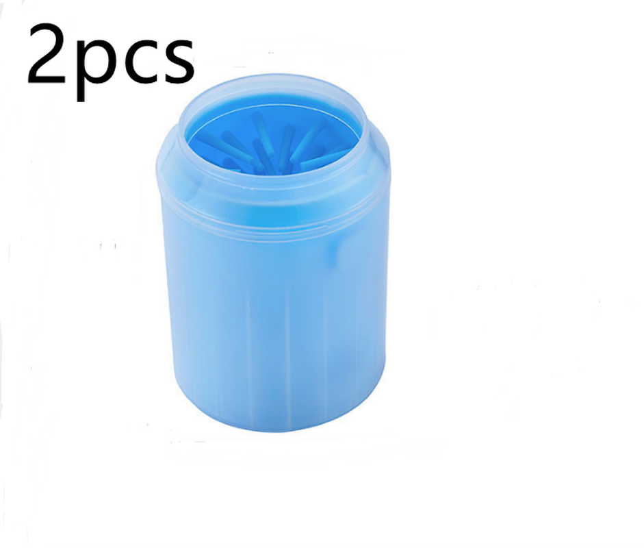 Refined Pet Paw Cleaner Cleaning Kit Cup Soft Brush Can