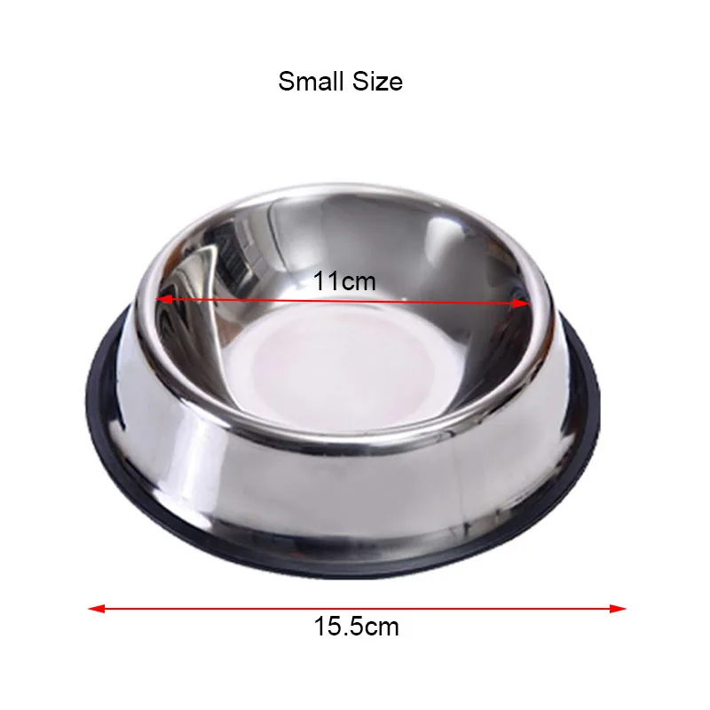 Curated Stainless Steel Pet Dog Bowl Food Storage Container Dog Food Bowl Water
