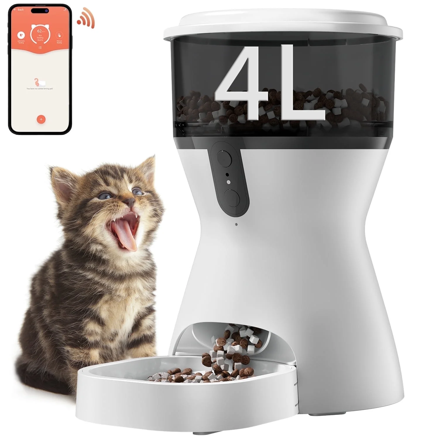 Elegant Comedero Automático Para Gatos Para Comida Húmeda, Comedero Automático