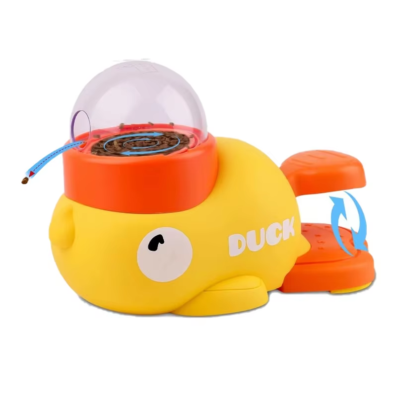 Refined Pet Treat Dispenser-Interactive Dog Toys, anti Gulping Duck Slow