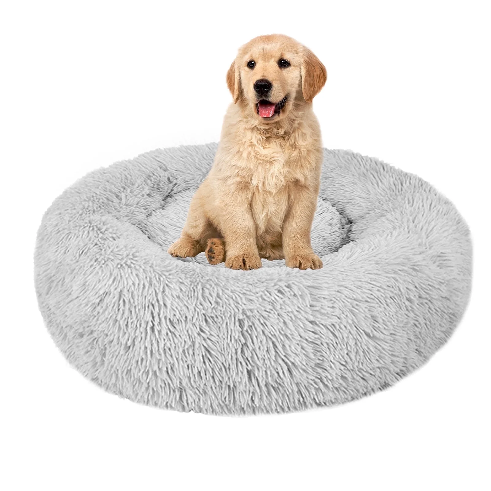 Artisan Dog Bed & Cat Bed, Anti-Anxiety Puppy Bed Warming Cozy round Soft Pet