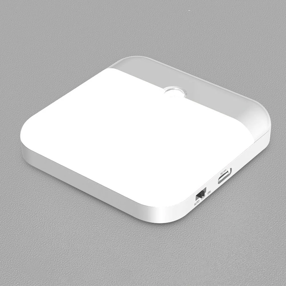 Signature Motion Sensor Light Square Lamp for Bedroom Kitchen Stair Hallw