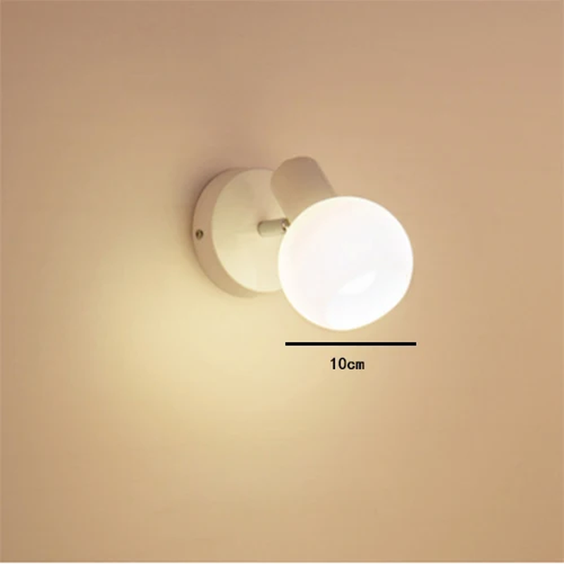 Signature Modern Glass Wall Lamp Bedside Lamp Bedroom Living Room Mirror Lights