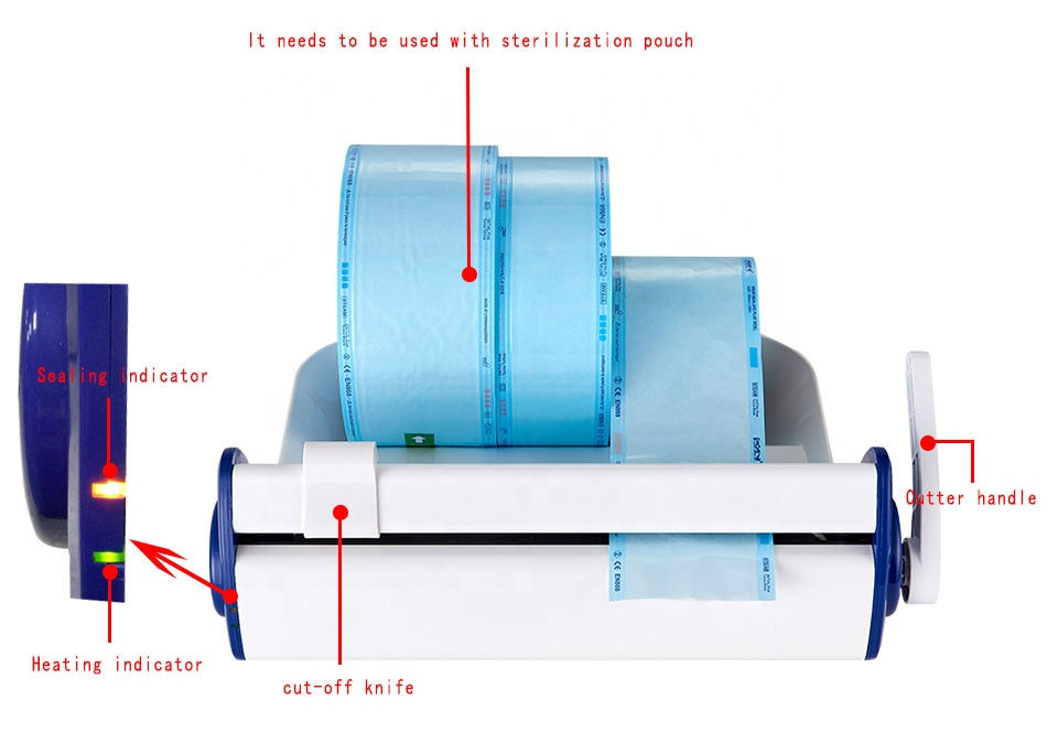 Miniature : Dental Unit Manufacturer Medical Self-sealing Sterilization Pouch/ aut