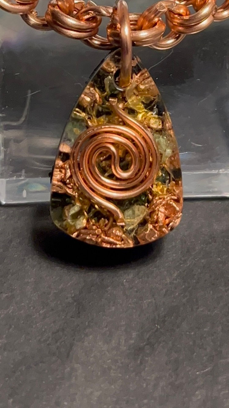 Thumbnail:  mini orgonite copper bracelet / anklet
