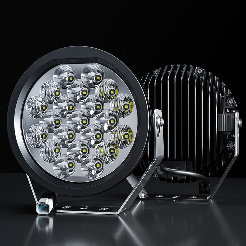 Thumbnail: 7" Butt Kicker Round LED Driving Light/Spotlight