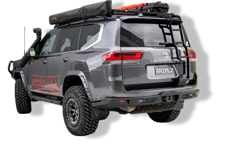 Thumbnail: Rear Protection Bumper Bar for Toyota LandCruiser 300 Series 2021+