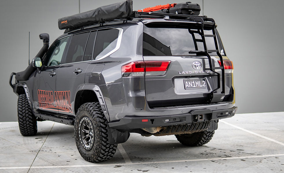 Thumbnail: Rear Protection Bumper Bar for Toyota LandCruiser 300 Series 2021+