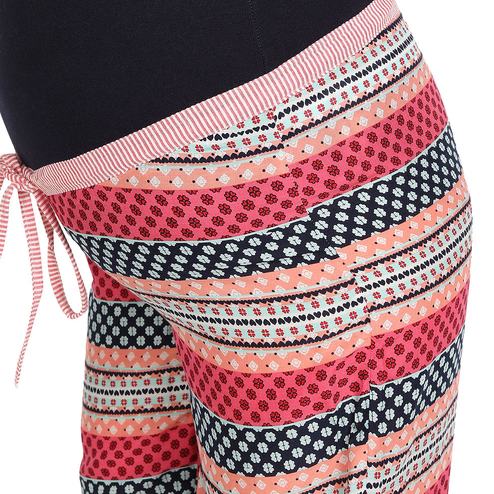 Thumbnail: NANNU BEBE Printed Maternity Pyjamas