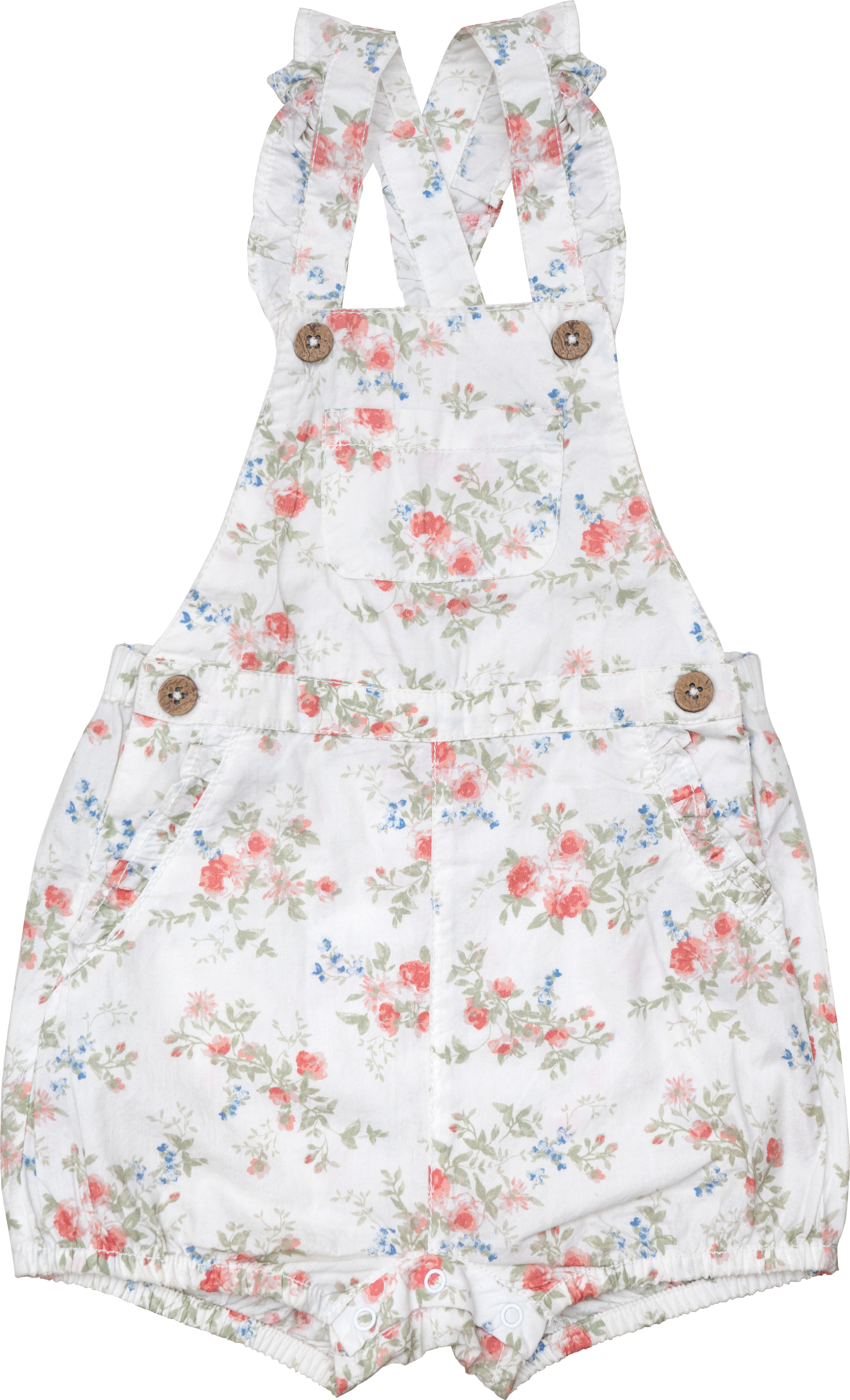 NANNU BEBE Kids Printed Dungaree
