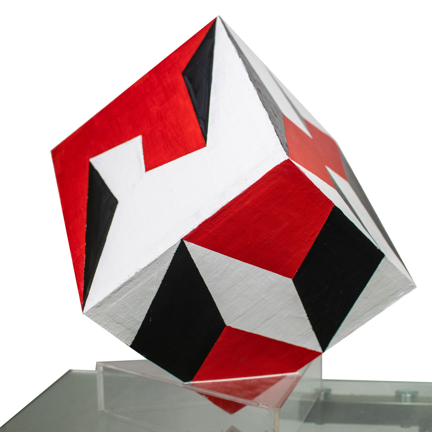 Geometría en Rojo, Blanco y Negro