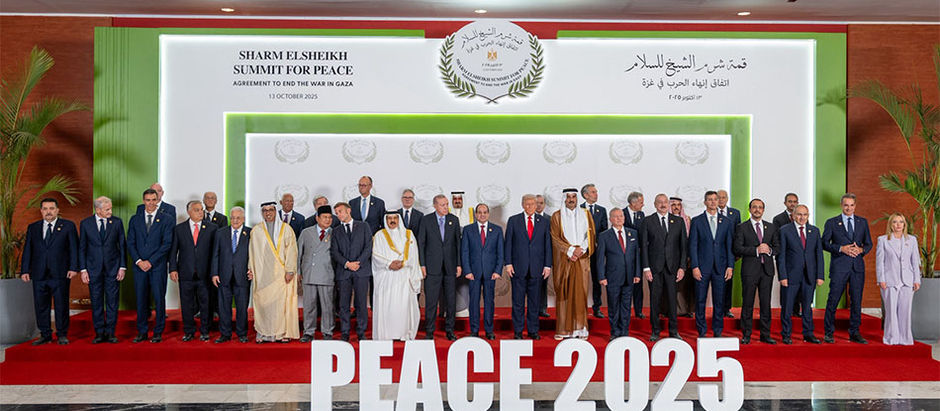 صور الرؤساء في قمة السلام 2025