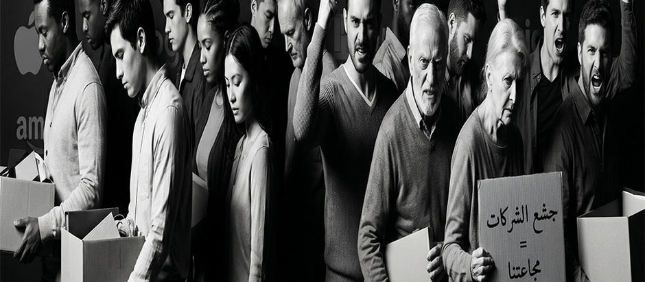 مجموعة من العاطلين يتظاهرون