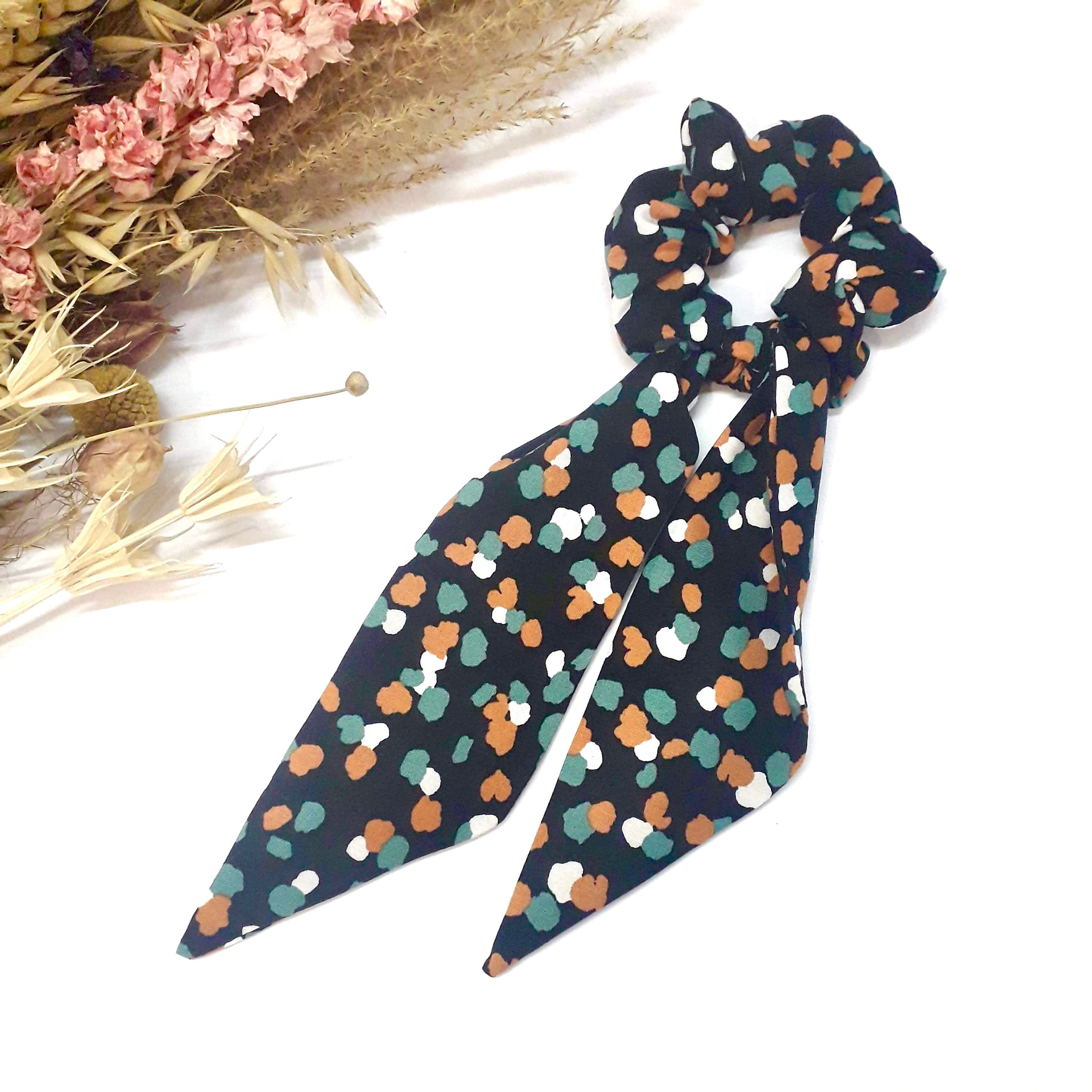 Chouchou foulard confettis