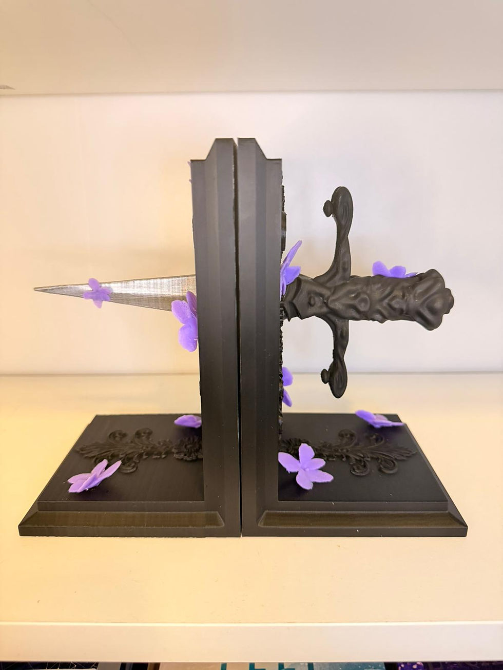 Fantasy Bookends Powerless inspiriert als dekorative Bücherregal Deko