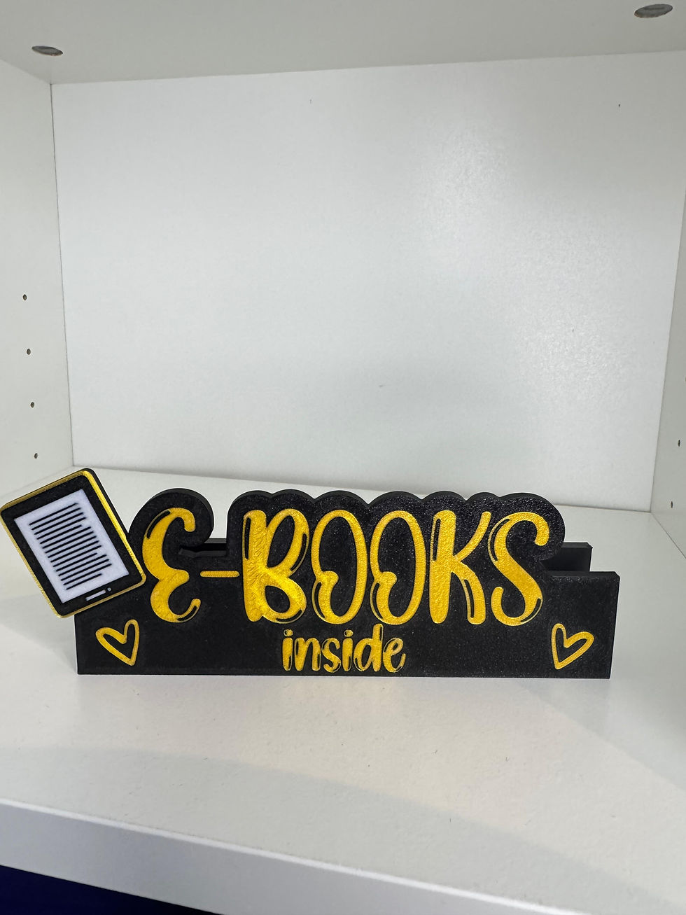 Miniaturbild: E-Reader Ständer "E-Books inside" für Kindle Tolino Pocketbook und mehr