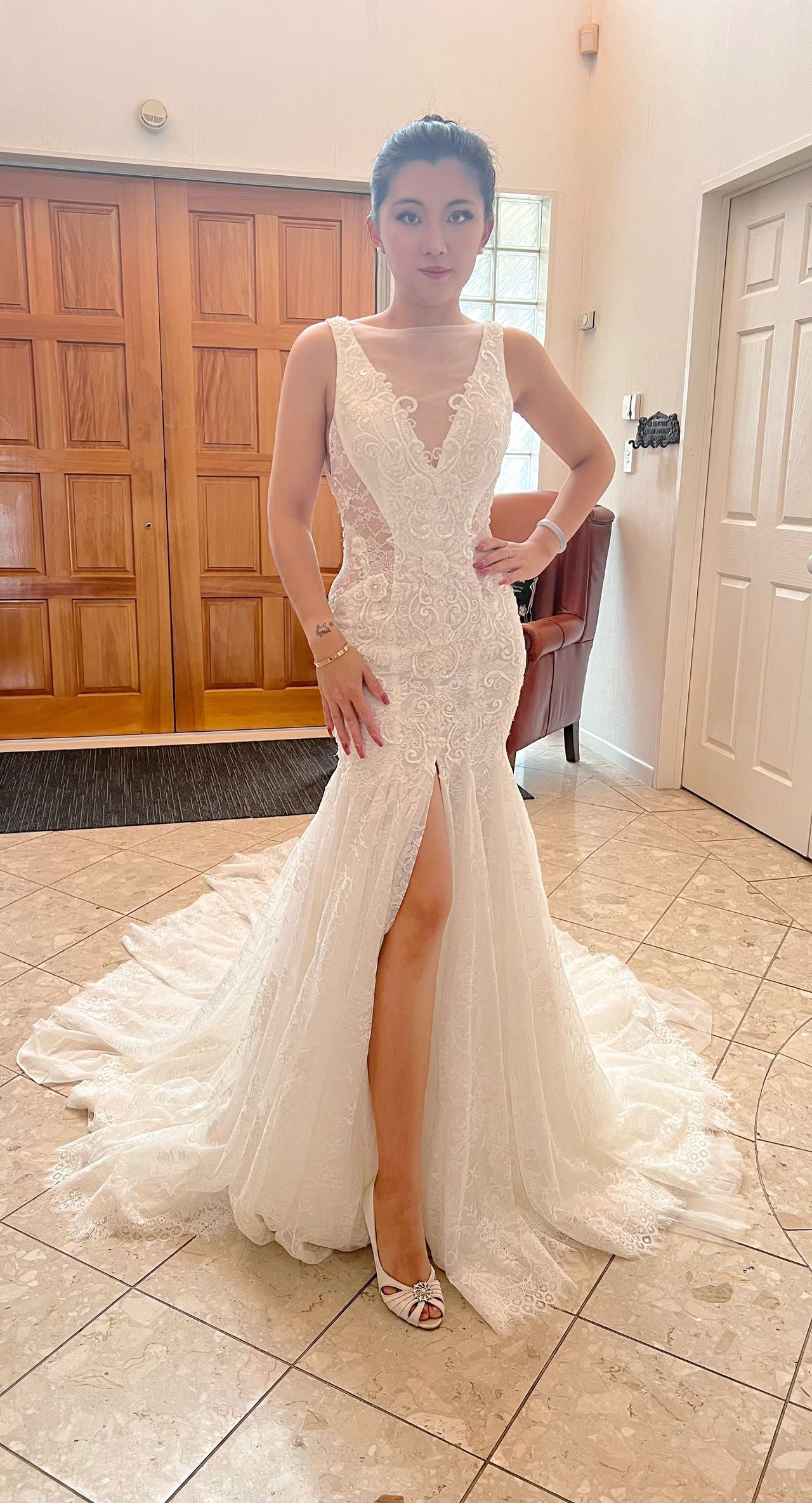 Coraline Mermaid Style Wedding Gown