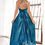 Thumbnail: Wendy Ann Stunning A-Line Metallic Pleated Formal Gown