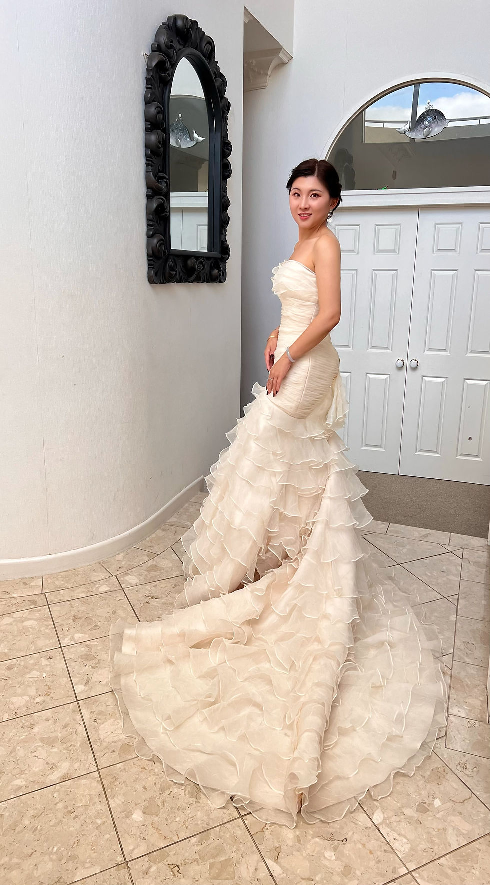 Thumbnail: Rosalie Mermaid Style Wedding Gown