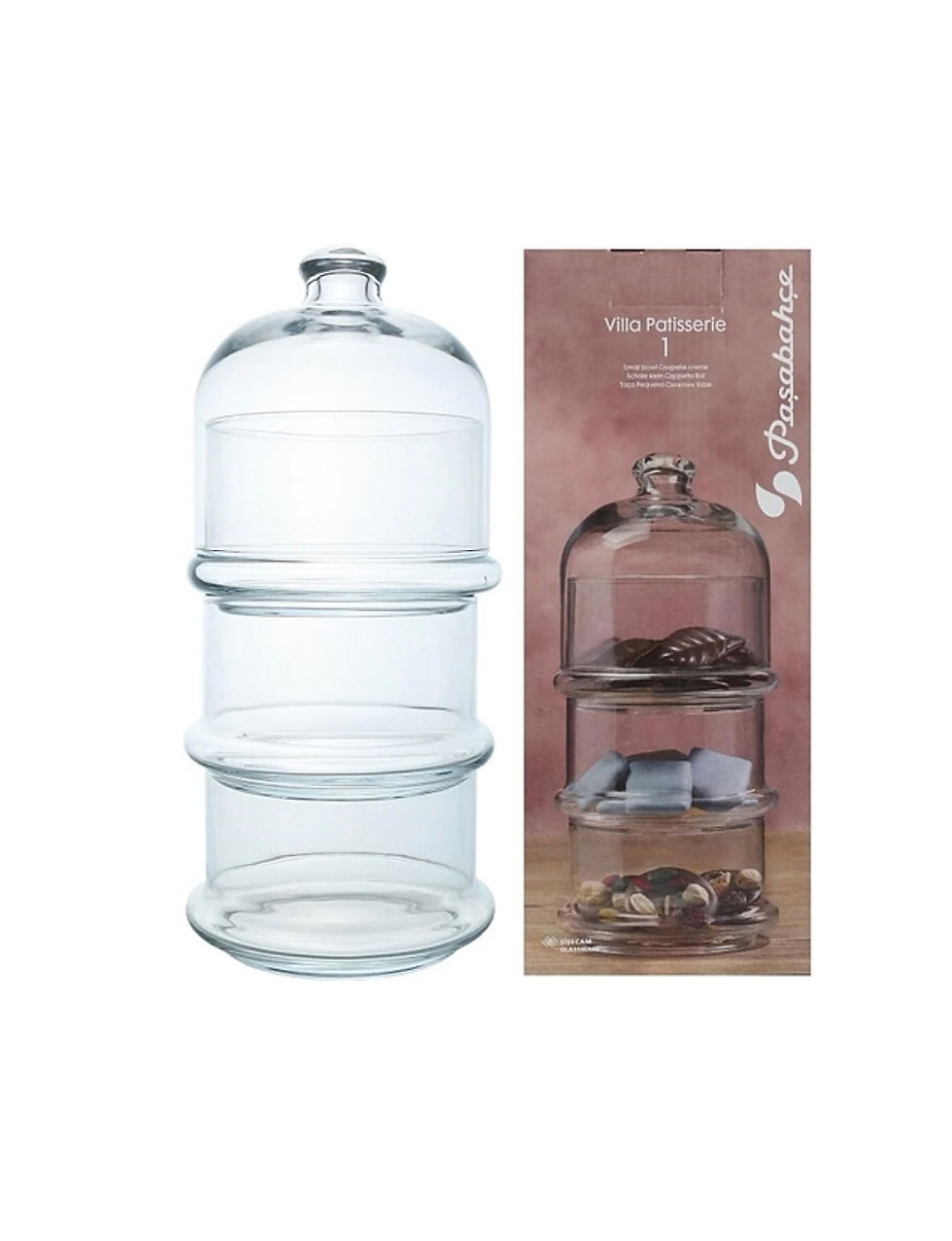 Thumbnail: Pasabahce 3-Tier Dome Set