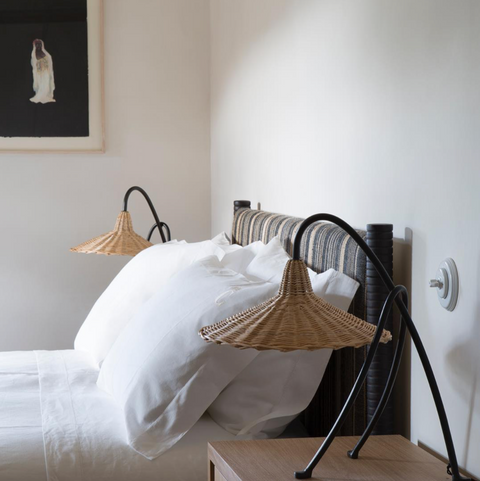 Interior designer: Pierre Yovanovitch - Handwoven fabric by PERRINE