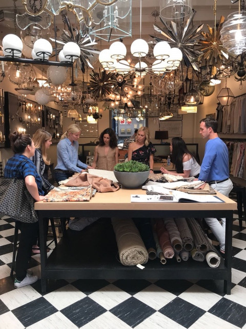 Introducing our collections to the team of the Atelier AM The Cienega Design Center, Los Angeles