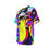 Thumbnail: All-Over Print Men's Short Sleeve T-shirt with Neckline Tie