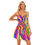 Миниатюра: All-Over Print Womem's V-neck Sleeveless Cami Dress