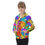 Thumbnail: All-Over Print Kid's Zip-up Hoodie With Patch Pocket