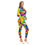 Thumbnail: All-Over Print Women's Long-sleeved High-neck Jumpsuit With Zipper