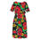 Hình thu nhỏ: All-Over Print Women's Elastic Waist Dress