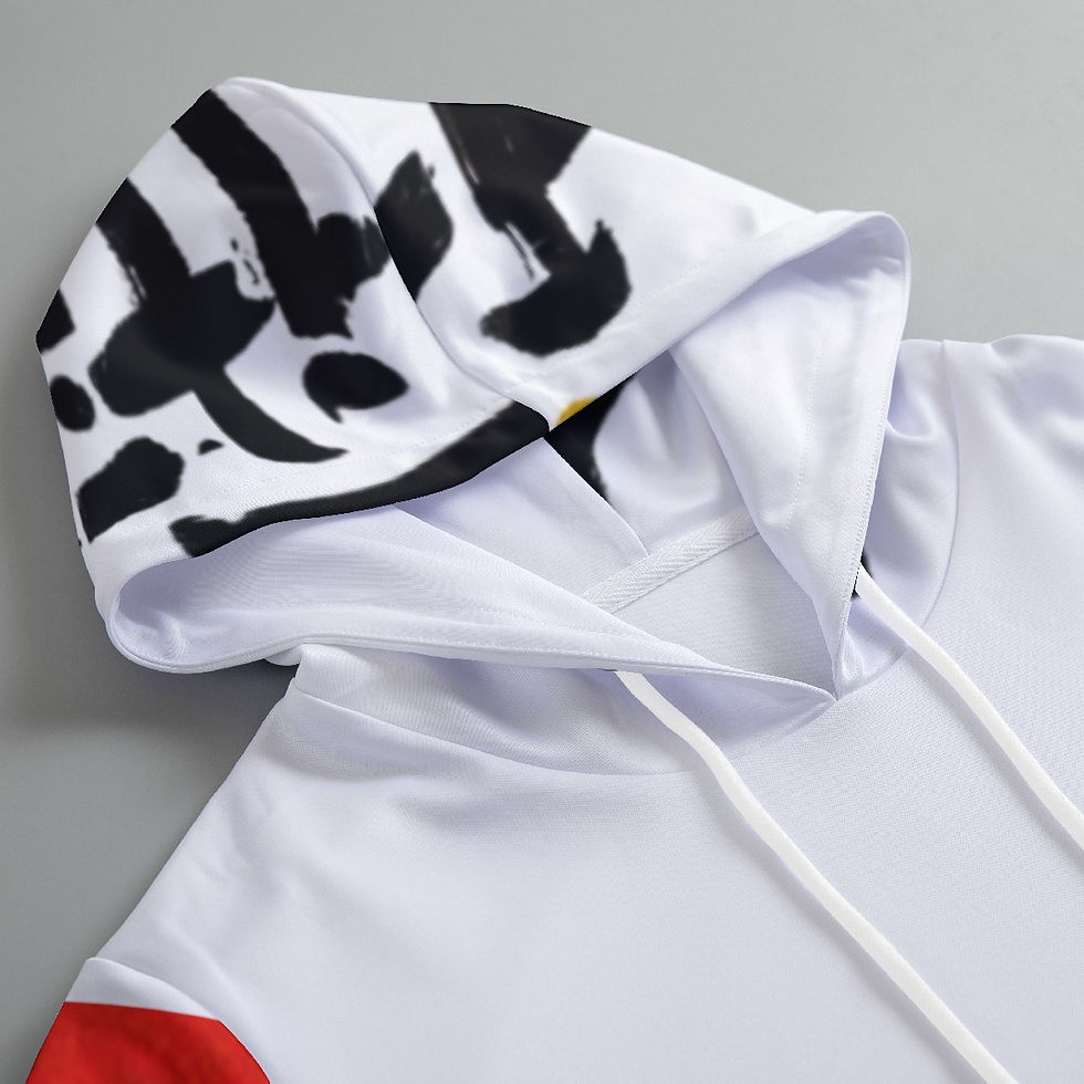 Thumbnail: All-Over Print Women's Pullover Hoodie With Drawstring