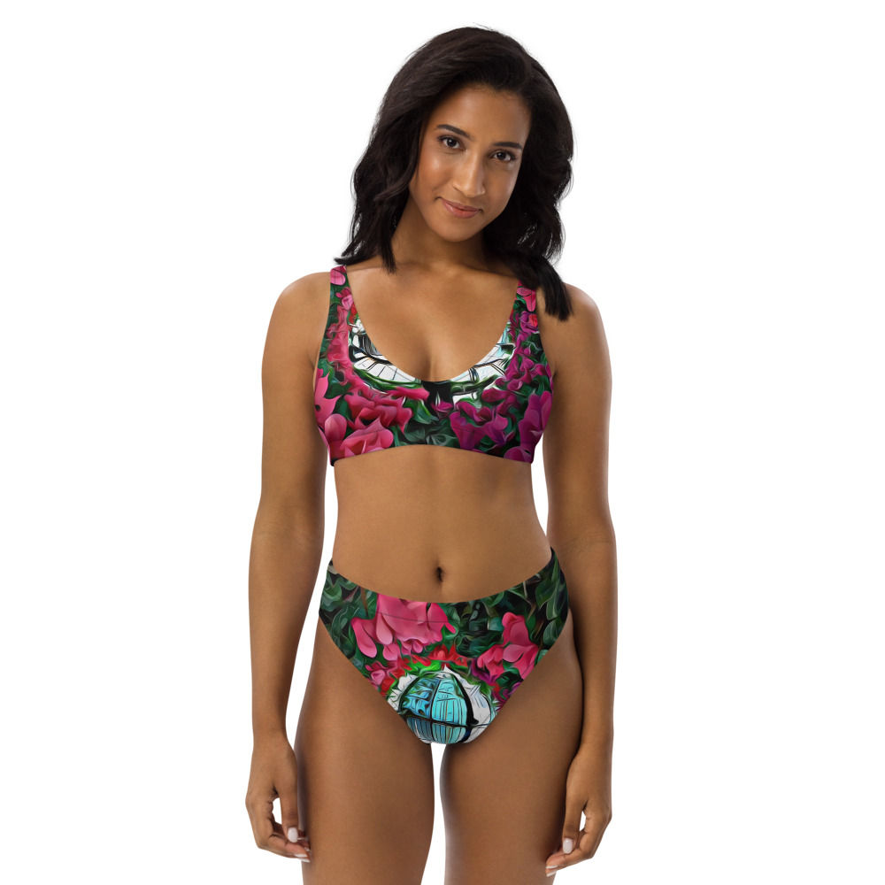 Thizztv Crypto Planet Recycled high-waisted bikini