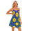 Hình thu nhỏ: All-Over Print Womem's V-neck Sleeveless Cami Dress