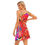 थंबनेल: All-Over Print Womem's V-neck Sleeveless Cami Dress
