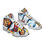 Thumbnail: Men's Curved Basketball Shoes With Thick Soles