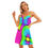 Миниатюра: All-Over Print Womem's V-neck Sleeveless Cami Dress
