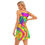Minijatura: All-Over Print Womem's V-neck Sleeveless Cami Dress