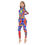 Indexkép: All-Over Print Women's Long-sleeved High-neck Jumpsuit With Zipper
