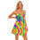 Minijatura: All-Over Print Womem's V-neck Sleeveless Cami Dress