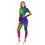 Indexkép: All-Over Print Women's Long-sleeved High-neck Jumpsuit With Zipper