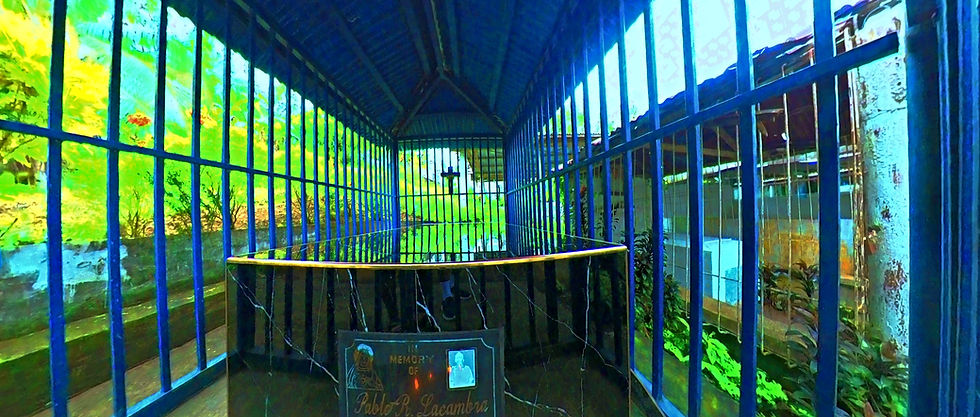 Pablo's resting place in Santa Rita, Philippines