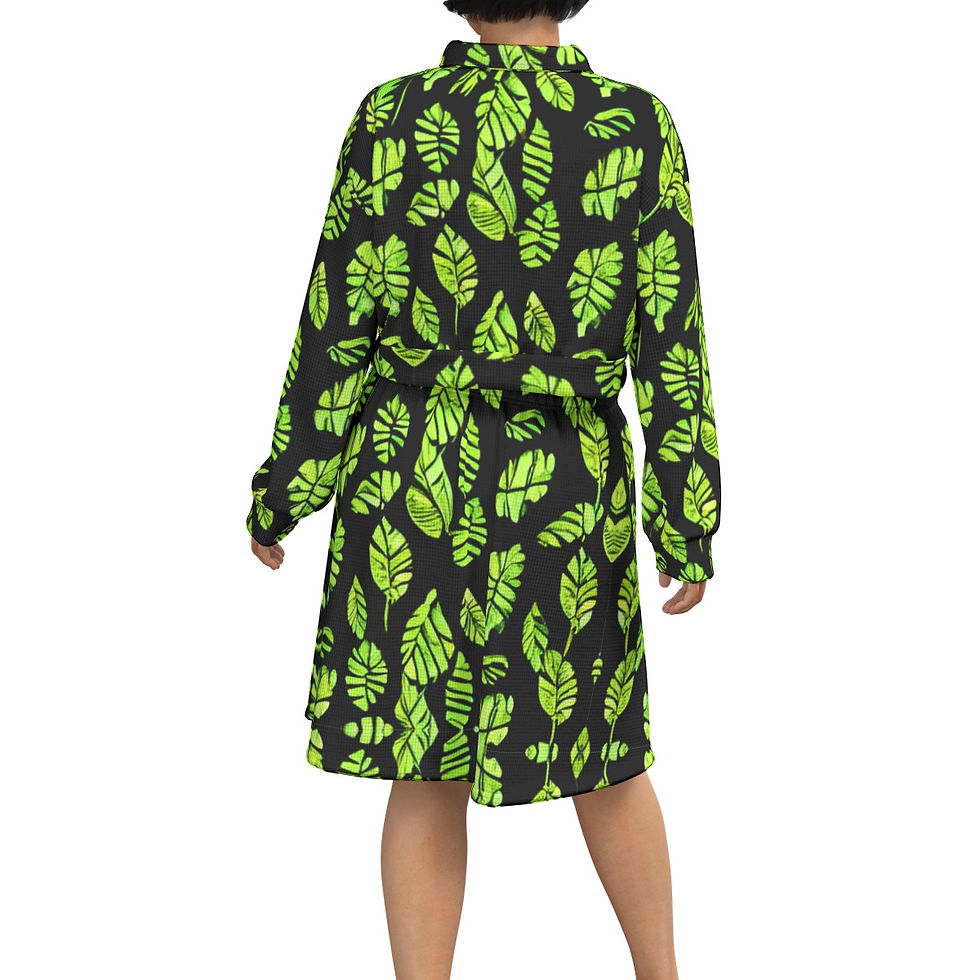 Thumbnail: All-Over Print Women's Cropped And Skirt Set