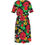 Hình thu nhỏ: All-Over Print Women's Elastic Waist Dress