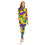 Thumbnail: All-Over Print Women's Long-sleeved High-neck Jumpsuit With Zipper