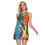 Thumbnail: All-Over Print Women's Round Neck Above Knee Dress