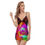 Thumbnail: All-Over Print Women's Back Straps Cami Dress With Lace