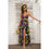 Thumbnail: All-Over Print Women's Tie Back Wrap Dress