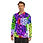 Miniatura: All-Over Print Men's Lapel T-shirt With Neckline Zipper Closure
